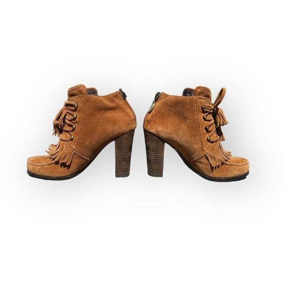 Pegabo suede heeled booties. Size 37 (6.5 US) - Picture 2 of 10